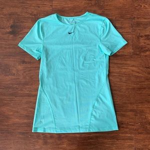 Beautiful blue workout tee by Nike